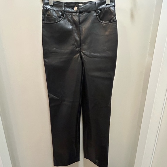 Aritzia Wilfred the Melina Pant Vegan Leather size 4 short length, never worn - Picture 8 of 11
